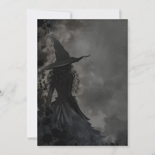 Halloween-Party Einladung (Rückseite)