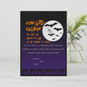 Halloween-Party Einladung (Stehend Vorderseite)