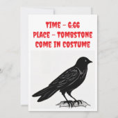 Halloween-Party-Einladung (Rückseite)