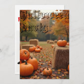 Halloween-Party-Einladung (Vorne/Hinten)