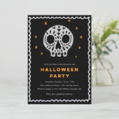 Halloween-Party Einladung (Stehend Vorderseite)