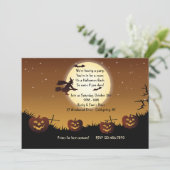 Halloween-Party Einladung (Stehend Vorderseite)