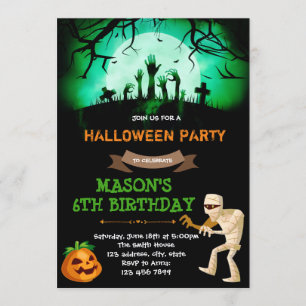 Halloween-Party Einladung