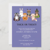 HALLOWEEN-PARTY EINLADUNG (Vorderseite)