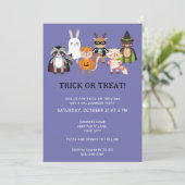 HALLOWEEN-PARTY EINLADUNG (Stehend Vorderseite)