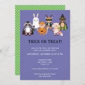 HALLOWEEN-PARTY EINLADUNG (Vorne/Hinten)