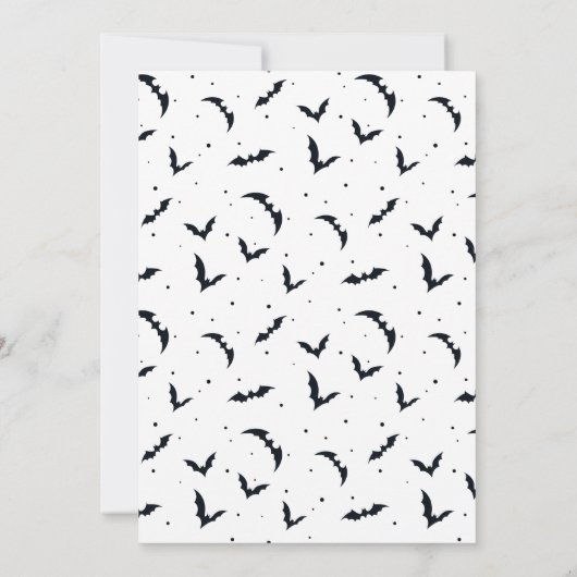 Halloween-Party Einladung (Rückseite)