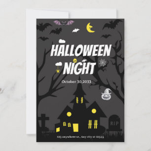 Halloween-Party Einladung