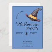 Halloween-Party Einladung (Vorne/Hinten)