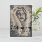 Halloween-Party Einladung (Stehend Vorderseite)
