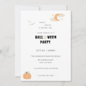 Halloween Party Einladung (Vorderseite)