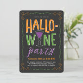 Halloween-Party Einladung (Stehend Vorderseite)