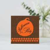 Halloween-Party Einladung (Stehend Vorderseite)