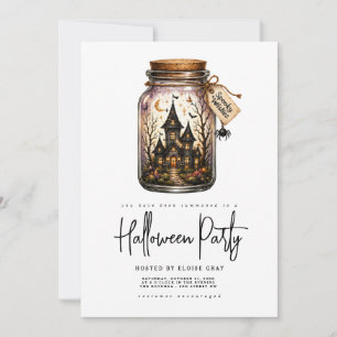 Halloween-Party-Einladung