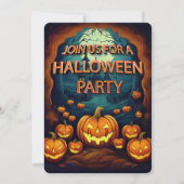 Halloween-Party Einladung (Vorderseite)