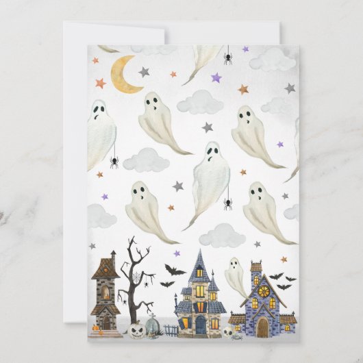 Halloween-Party Einladung (Rückseite)