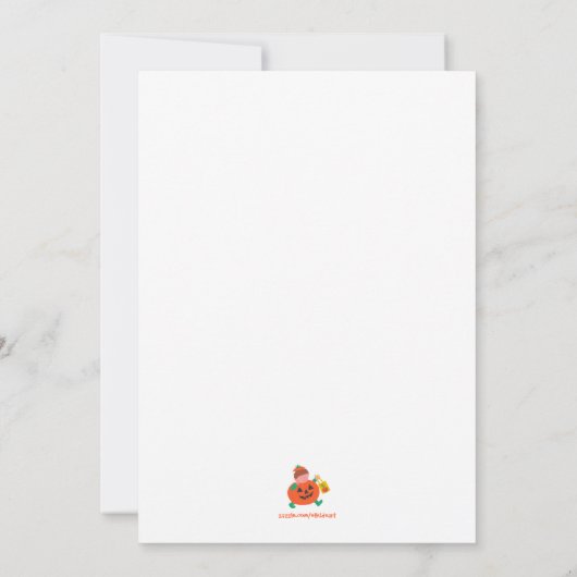 Halloween-Party Einladung (Rückseite)