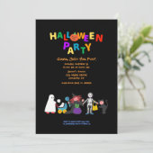 Halloween-Party Einladung (Stehend Vorderseite)