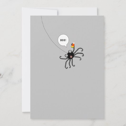 Halloween-Party Einladung (Rückseite)