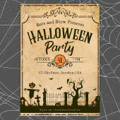 Halloween-Party Einladung
