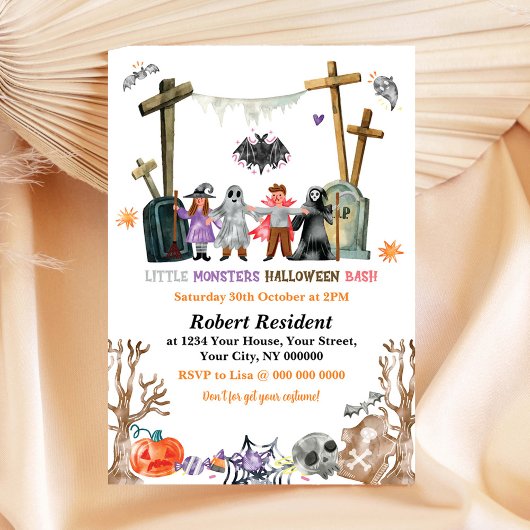 Halloween-Party-Einladung