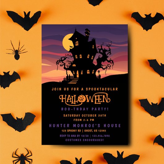 Halloween-Party Einladung