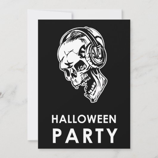 Halloween-Party Einladung (Vorderseite)