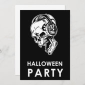 Halloween-Party Einladung (Vorne/Hinten)