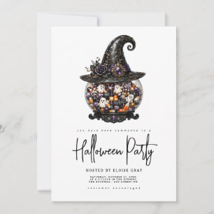 Halloween-Party-Einladung