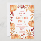 Halloween-Party Einladung (Vorderseite)