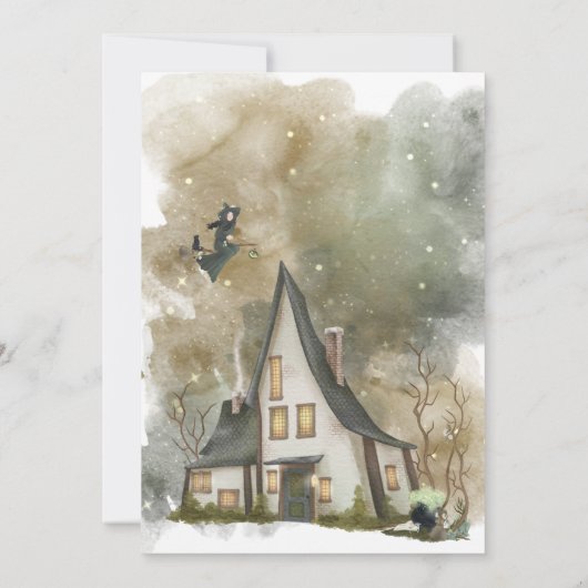 Halloween-Party Einladung (Rückseite)