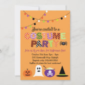 Halloween-Party Einladung (Vorderseite)