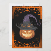 Halloween-Party Einladung (Rückseite)