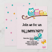 Halloween-Party Einladung (Vorne/Hinten)