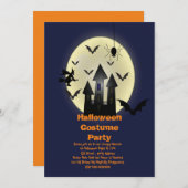 Halloween-Party Einladung (Vorne/Hinten)