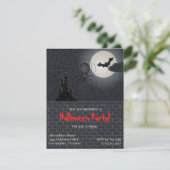 Halloween-Party Einladung (Stehend Vorderseite)