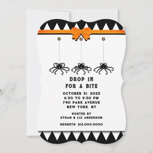 Halloween-Party Einladung (Vorderseite)