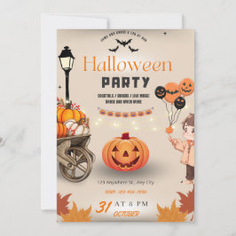 Halloween-Party Einladung