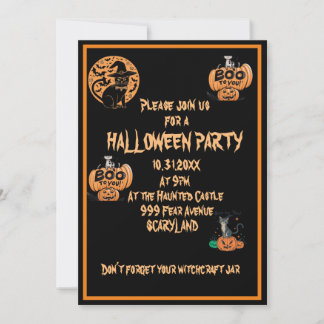 Halloween-Party Einladung