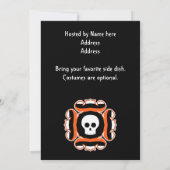 Halloween-Party Einladung (Rückseite)