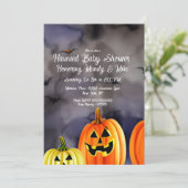 Halloween-Party Einladung (Stehend Vorderseite)