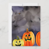 Halloween-Party Einladung (Rückseite)