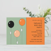 Halloween-Party Einladung (Stehend Vorderseite)