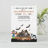 Halloween-Party Einladung (Stehend Vorderseite)