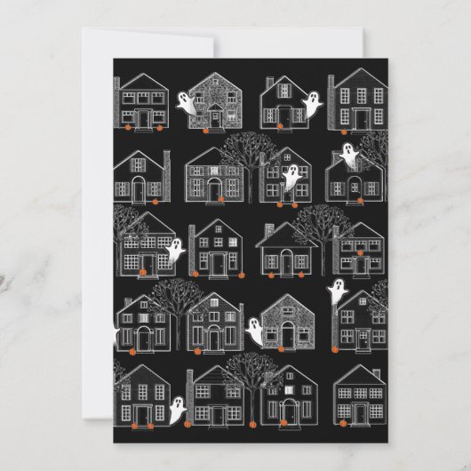 Halloween-Party Einladung (Rückseite)