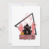 Halloween-Party Einladung (Rückseite)