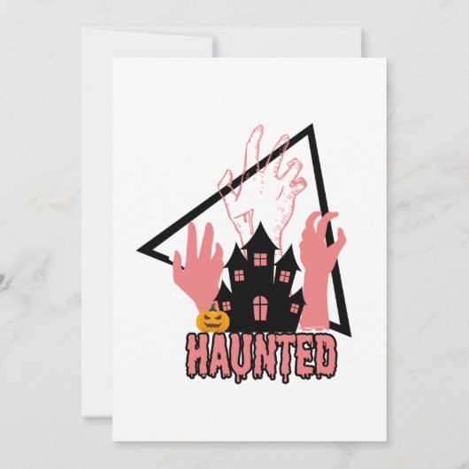 Halloween-Party Einladung (Rückseite)