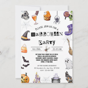 Halloween-Party Einladung