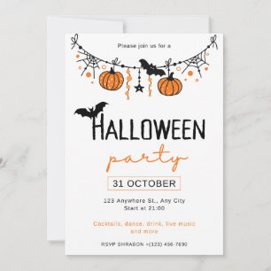 Halloween-Party Einladung