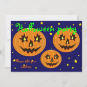 Halloween-Party Einladung (Vorderseite)